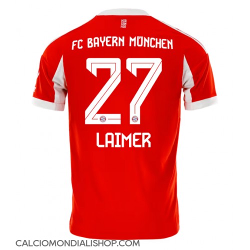 Maglie da calcio Bayern Munich Konrad Laimer #27 Prima Maglia 2025-26 Manica Corta